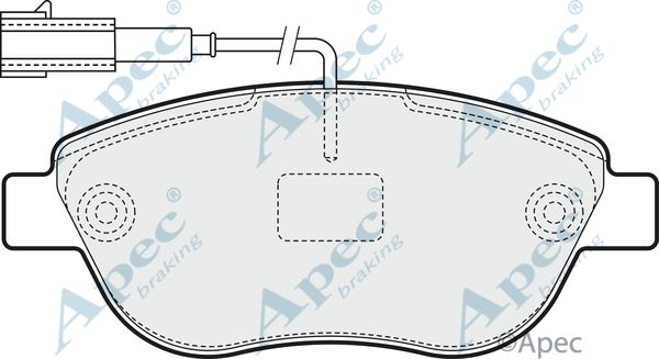 APEC BRAKING Jarrupala, levyjarru PAD1550